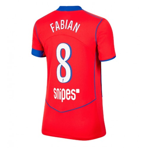 Paris Saint-Germain Fabian Ruiz #8 Replica Third Shirt Ladies 2025-26 Short Sleeve Paris Saint-Germain Fabian Ruiz #8 Replica Third Shirt Ladies 2025-26 Short Sleeve